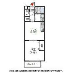 タウンコート藤の物件間取画像